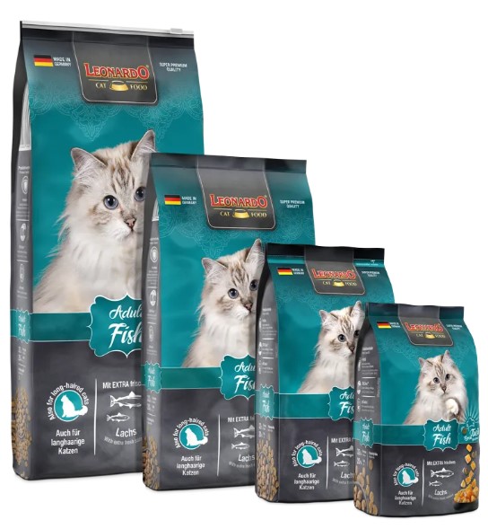 Сухой корм для кошек Leonardo Adult Cat (рыба)