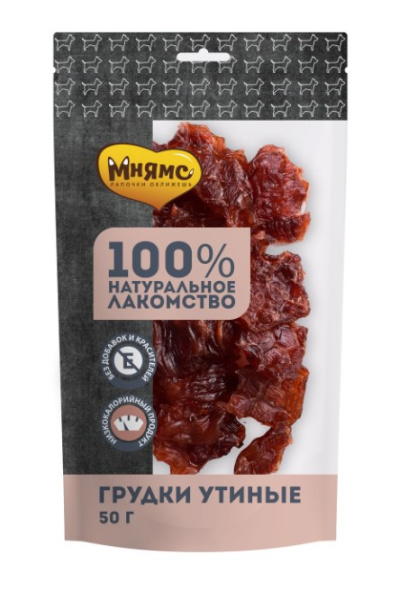 Лакомство Мнямс для собак Грудки утиные
