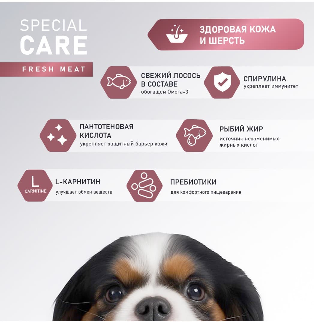 Каталог Сухой корм для собак Award Special Care Sensitive Skin&Coat Adult Dog (лосось) для собак