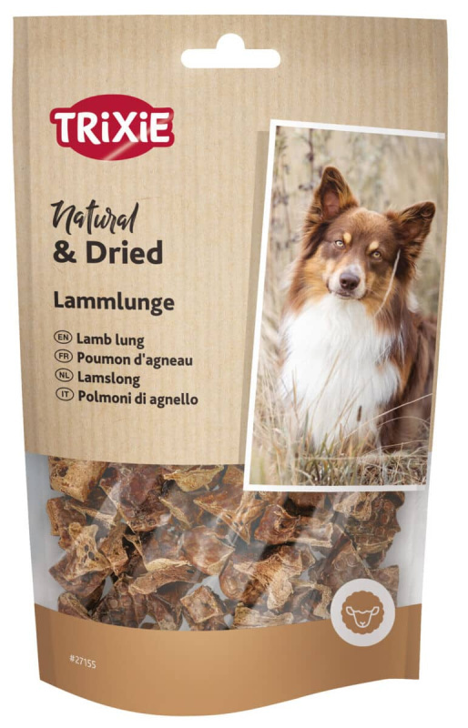 Лакомство для собак Trixie Natural Dried LammLunge (легкое баранье)