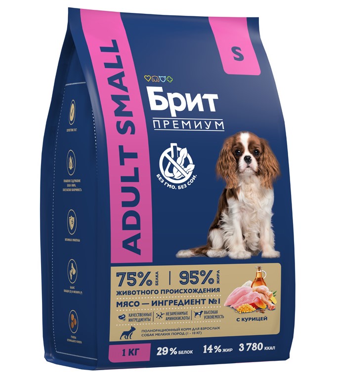 Питание для собак Сухой корм для собак Brit Premium by Nature Adult S