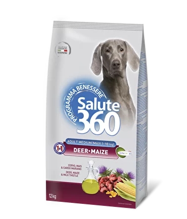 Каталог Сухой корм для собак PET360 SALUTE Adult Dog (оленина, кукуруза) для собак