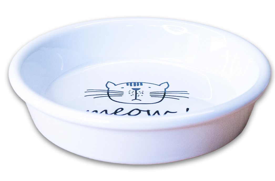 Миска для кошек Mr.Kranch керамическая MEOW! 200 мл