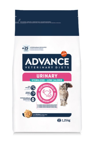 Сухой корм для кошек Advance Veterinary Diets Cat Urinary Sterilized Low Calorie