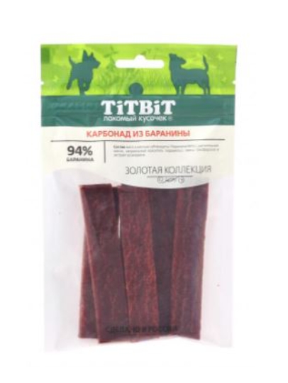 Карбонад из баранины "TiTBiT" "Золотая коллекция" 70 г (018521)