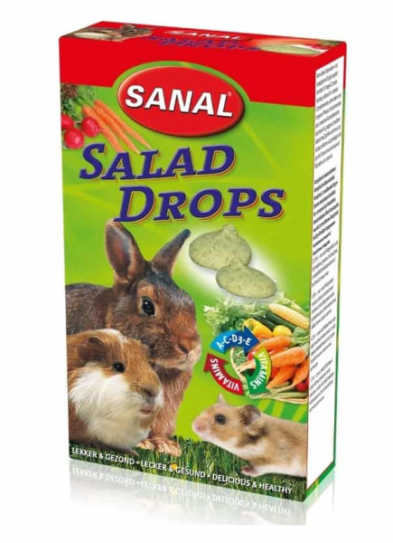 Лакомства для грызунов Салатные дропсы SANAL