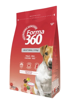 Каталог Сухой корм для собак Forma 360 Dog Adult Mini (курица, рис) для собак