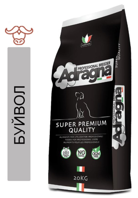 Каталог Сухой корм для собак мелких пород Adragna Breeder Superpremium Adult Mini (буйвол, цитрусы) для собак