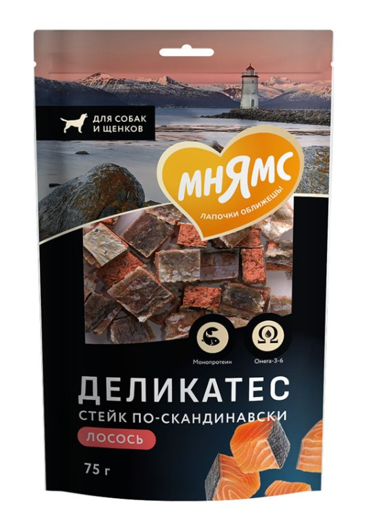 Лакомство для собак Мнямс Деликатес "Стейк по-скандинавски"