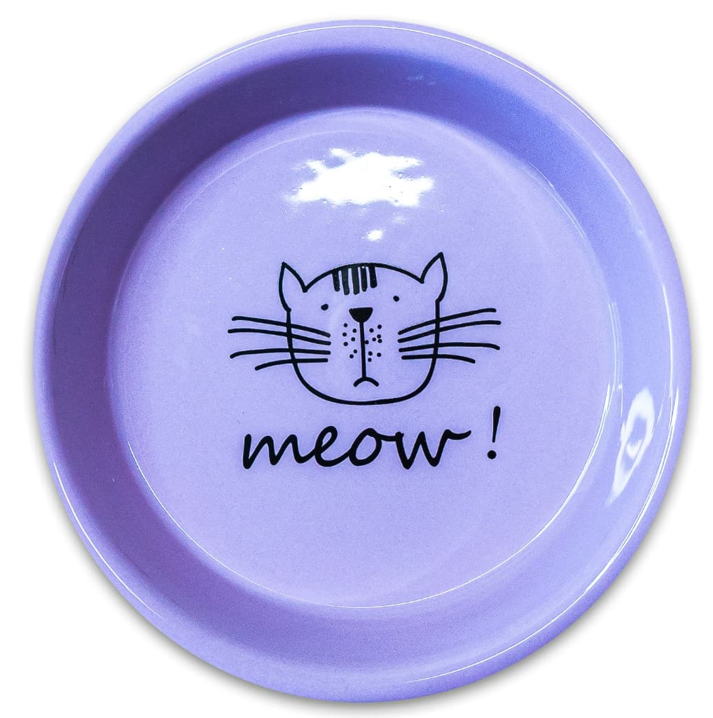 Миска для кошек Mr.Kranch керамическая MEOW! 200 мл