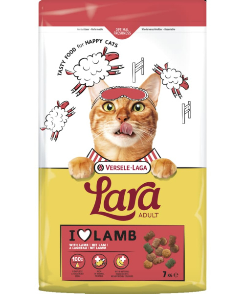 Сухой корм для кошек LARA (ягненок)