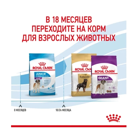 Питание для щенков Сухой корм для щенков Royal Canin Giant Junior