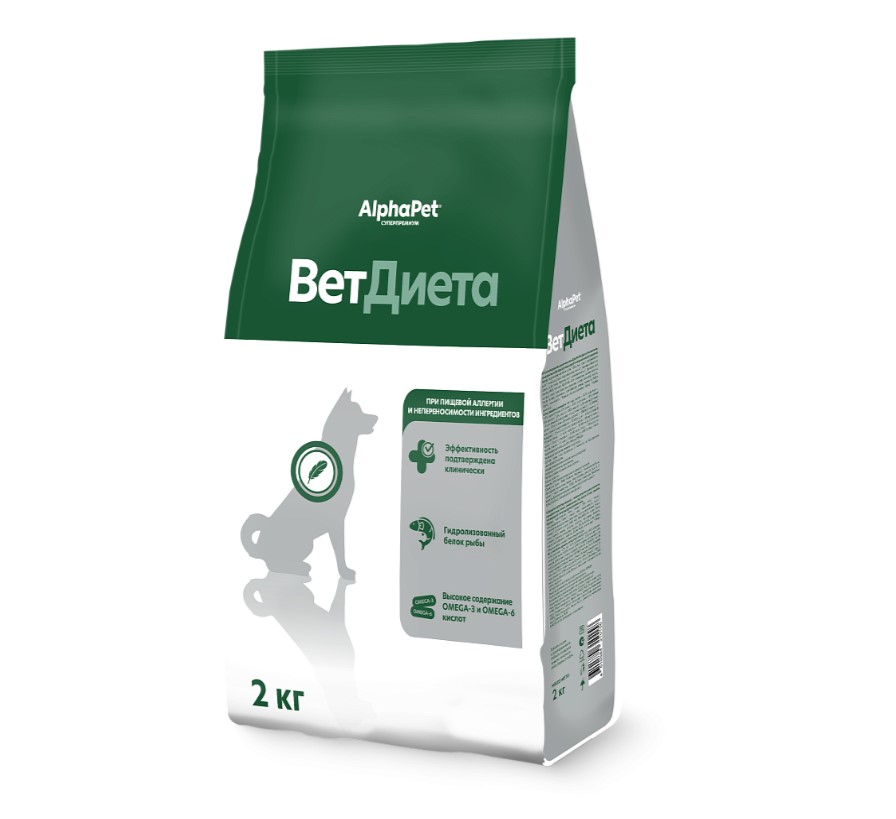 Сухой корм для собак AlphaPet Vet Diet Hypoallergenic Adult Dog