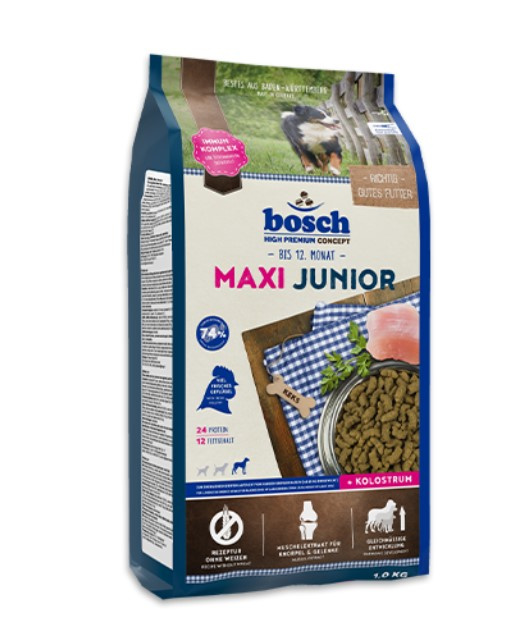 Каталог Сухой корм для щенков Bosch Maxi Junior для собак