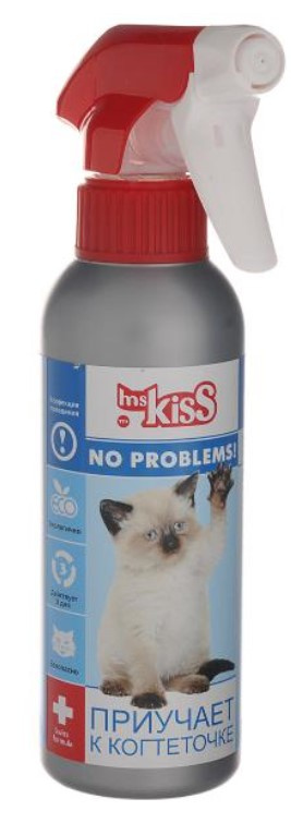 Спрей для кошек Ms.Kiss Приучает к когтеточке