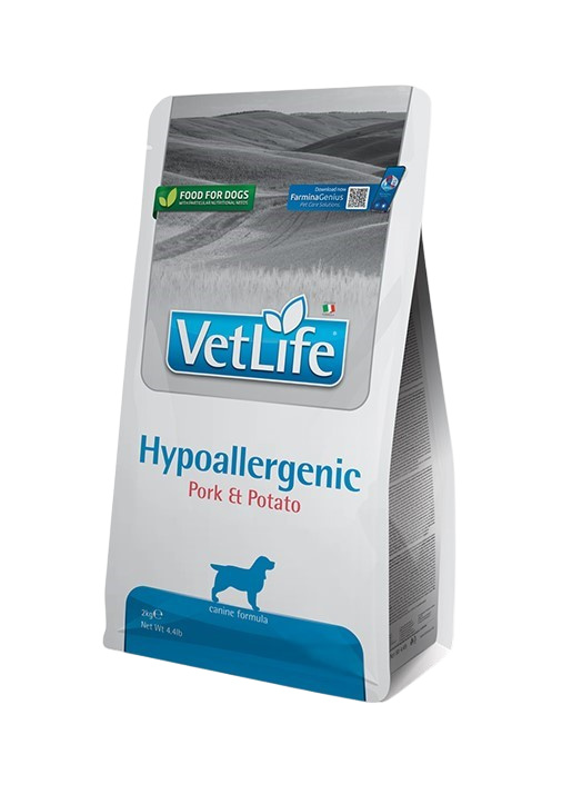 Сухой корм для собак Farmina Vet Life Dog Hypoallergenic Pork&Potato 
