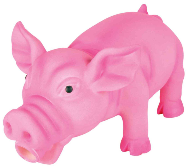 Игрушка из латекса для собак TRIXIE "Свинка" со звуком