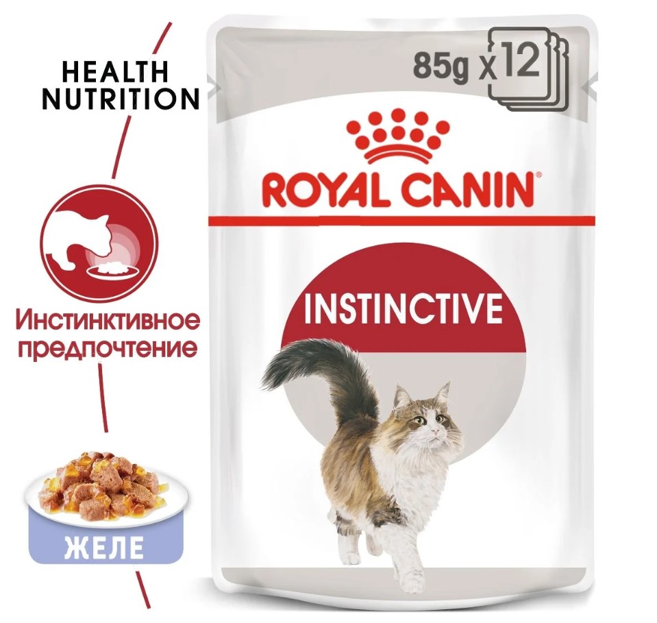 Влажный корм для кошек Royal Canin Instinctive (желе)