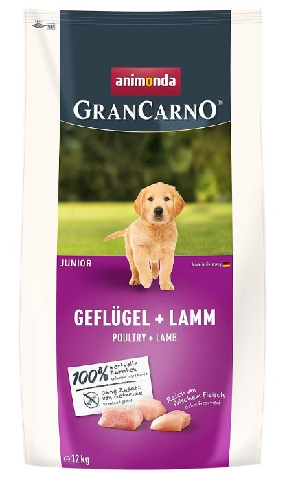 Каталог Сухой корм для собак Animonda GranCarno Junior (домашняя птица, ягненок) для собак