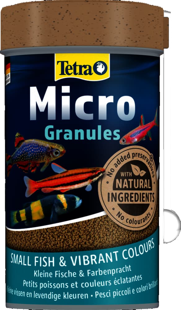 Корм для аквариумных декоративных рыб Tetra Micro Granules