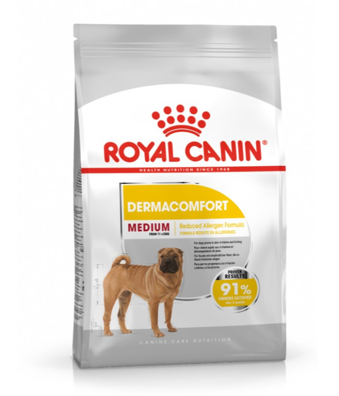 Каталог Сухой корм для собак Royal Canin Medium Dermacomfort для собак