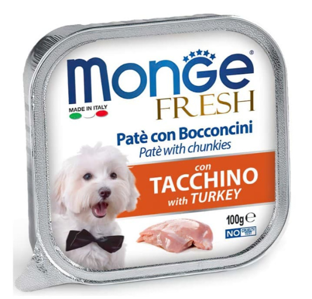 Паштет для собак Monge Fresh Dog Adult (индейка)