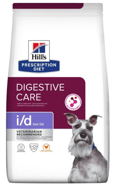 Каталог Сухой корм для собак Hill's Prescription Diet i/d Low Fat Digestive Care (курица) для собак