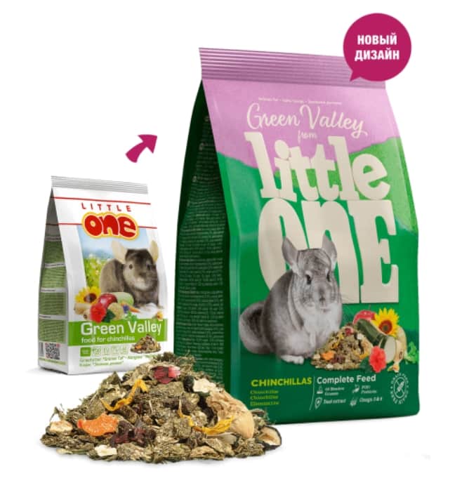 Корм для шиншилл Little One "Зеленая долина"
