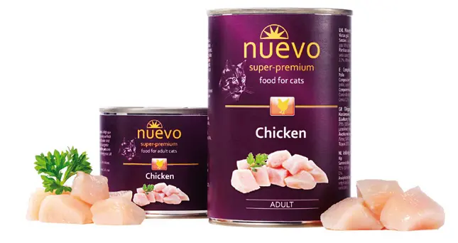 Влажный рацион для кошек NUEVO Cat Chicken (курица)