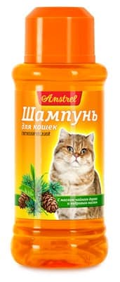 Шампунь для кошек с маслом чайного дерева и кедровым маслом "Amstrel" для кошек