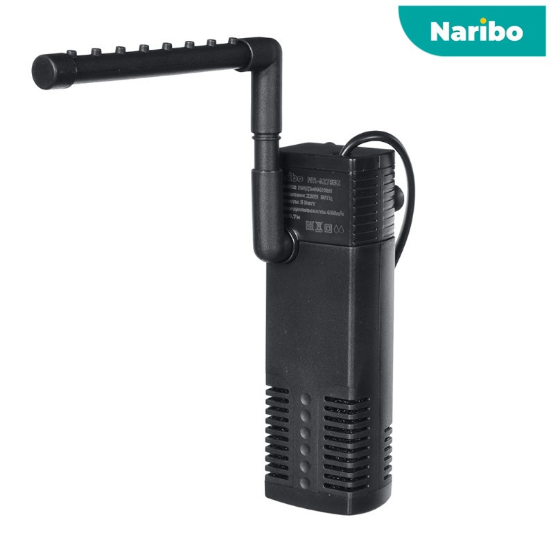 Фильтр внутренний Naribo 5Вт, 450 л/ч, h.max 0.7 м (20-50 л)