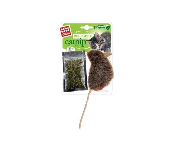 Игрушка для кошек GiGwi "Мышка" 10 см (75300)