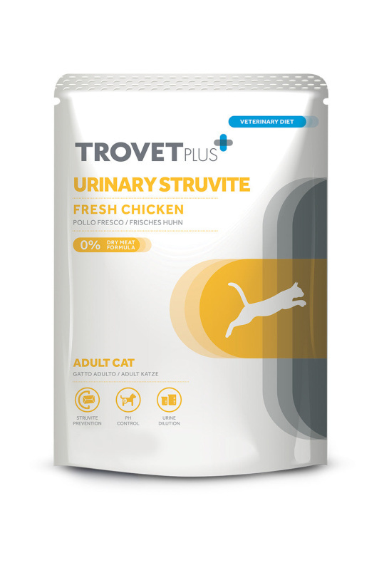 Влажный корм для кошек Trovet Plus Pouch Cat Urinary Struvite