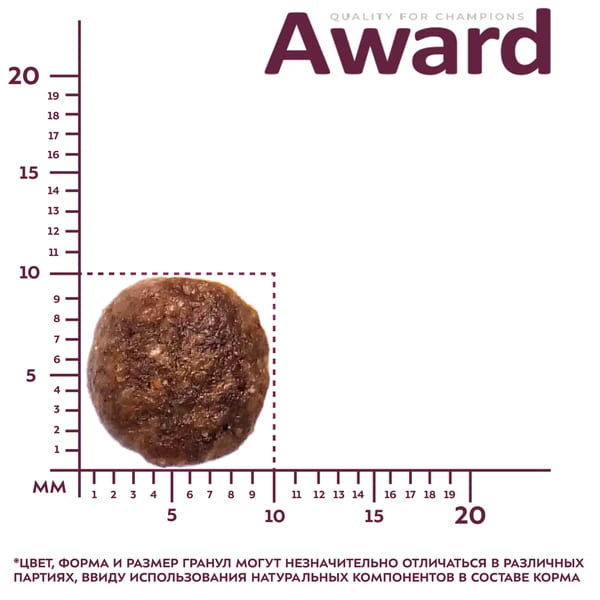 Рацион для кошек Сухой корм для кошек Award Cat Urinary (курица)