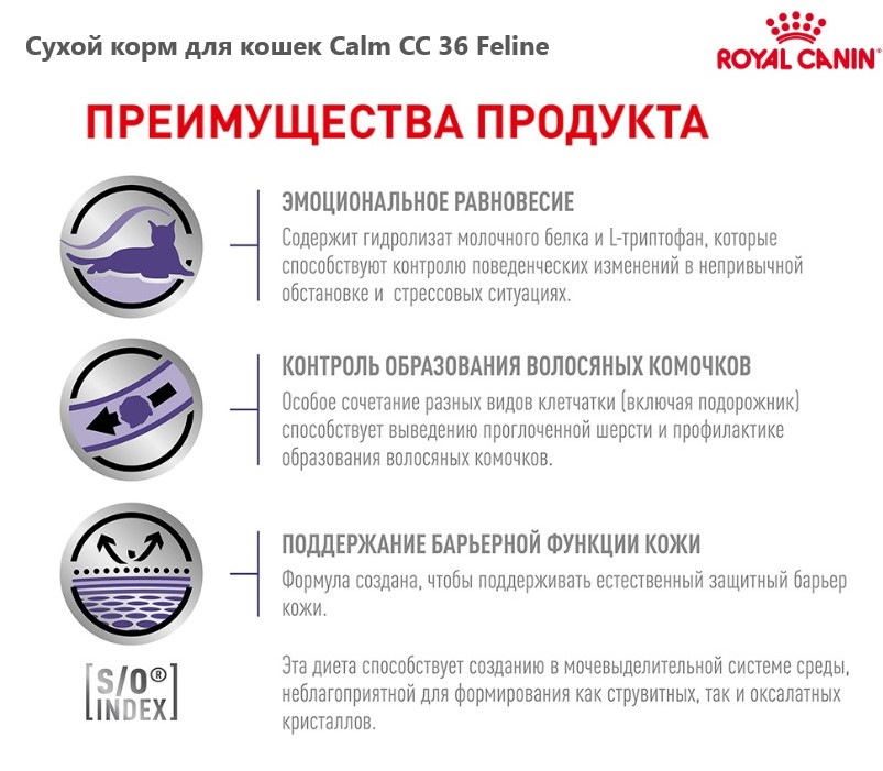 Сухой корм для кошек Royal Canin Calm CC 36 Feline