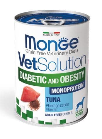 Консервированный корм для собак Monge VetSolution Diabetic and Obesity Dog