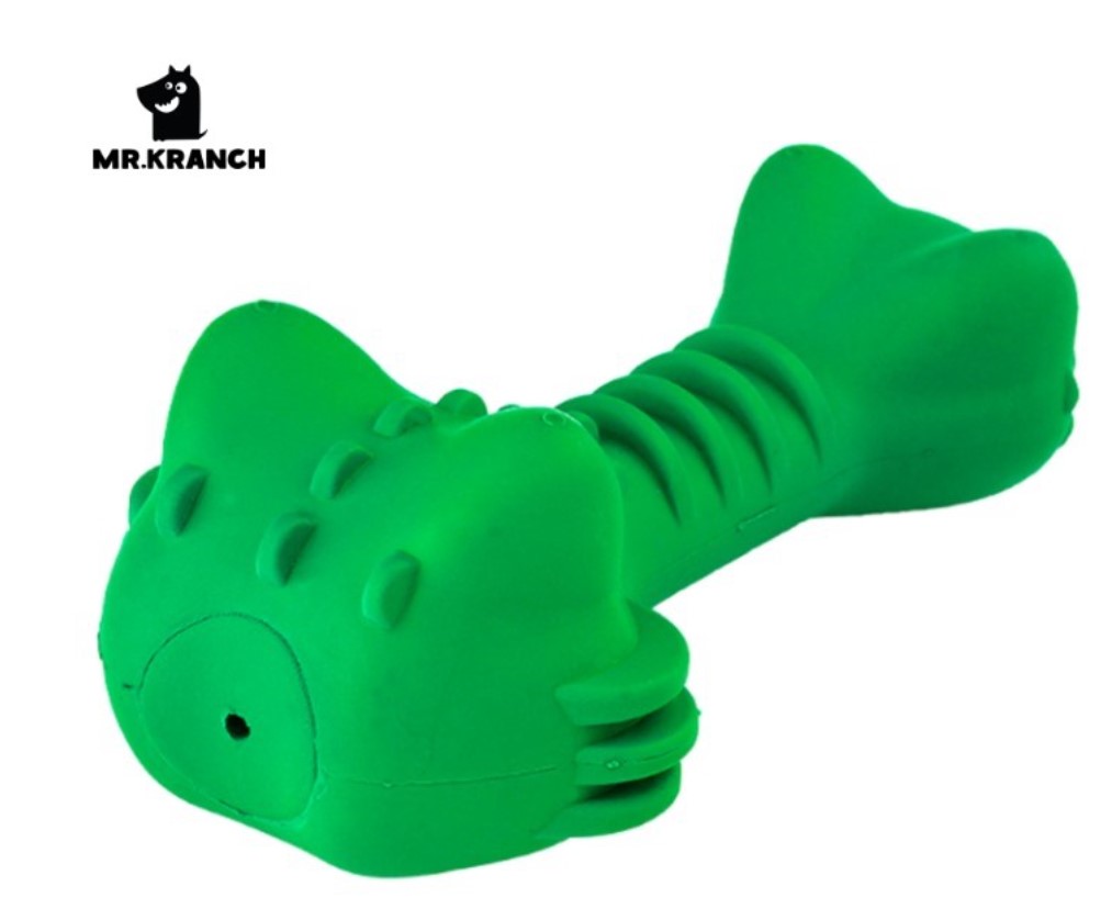 Игрушка для собак Mr.Kranch Крокодил с пищалкой 18 см