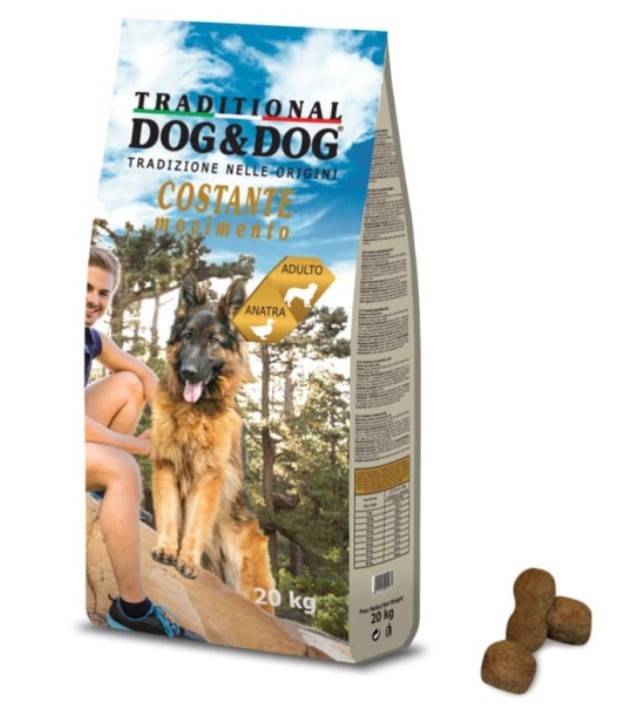 Пища для активных собак Сухой корм для собак Dog&Dog Costante Movimento (Утка)
