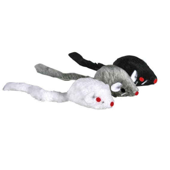 Набор игрушек для кошки в виде мышей, плюш 24 шт, 5 см TRIXIE (4055)
