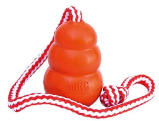 KONG Игрушка для собак Classic with rope