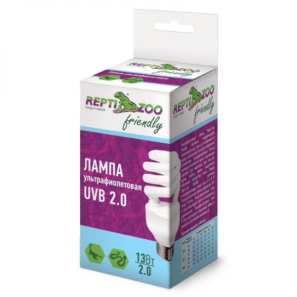 Лампа УФ UVB 2.0 Friendly