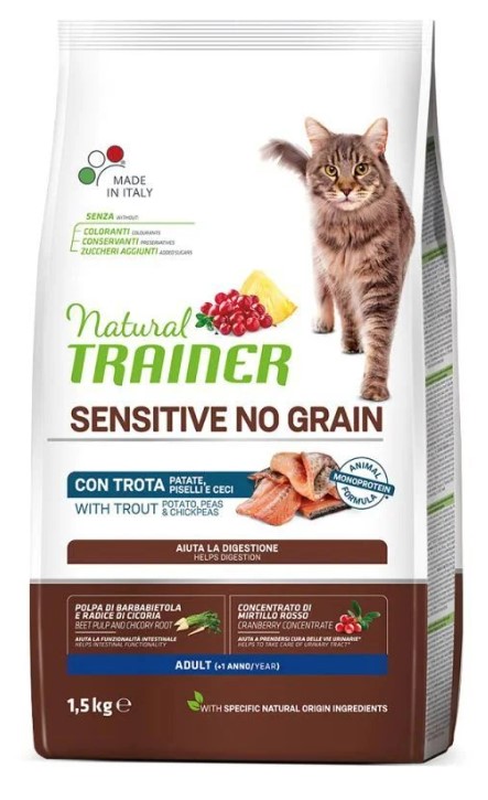 Сухой корм для кошек Trainer Natural Adult Sensitive (форель)