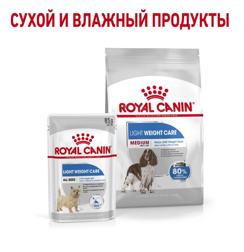 Каталог Сухой корм для собак Royal Canin Medium Light Weight Care для собак