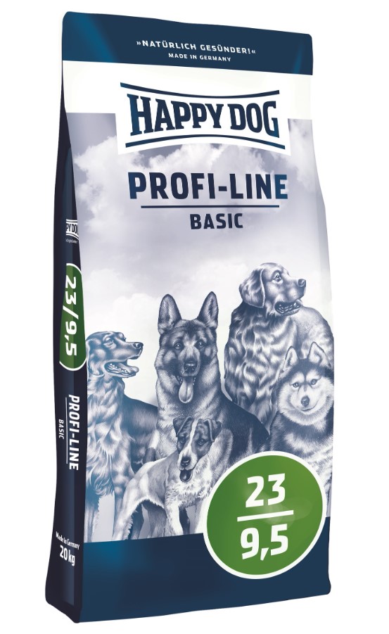 Каталог Сухой корм для собак HAPPY DOG Profi-Line Basic 23/9,5 20 кг (3129) для собак