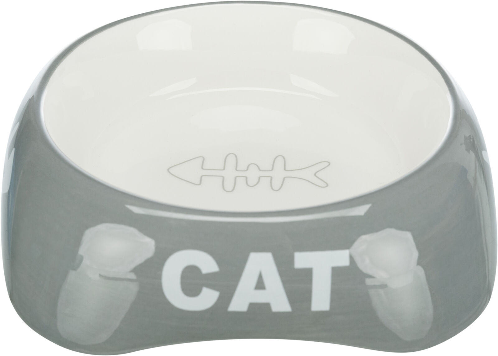 Trixie Миска керамическая для кошек с рисунком Cat
