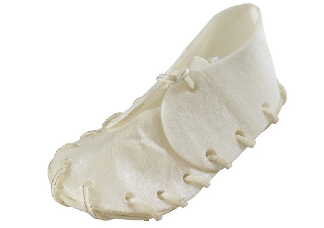 Жевательные башмачки №8 для собак WHITE Green Qzin (734185)