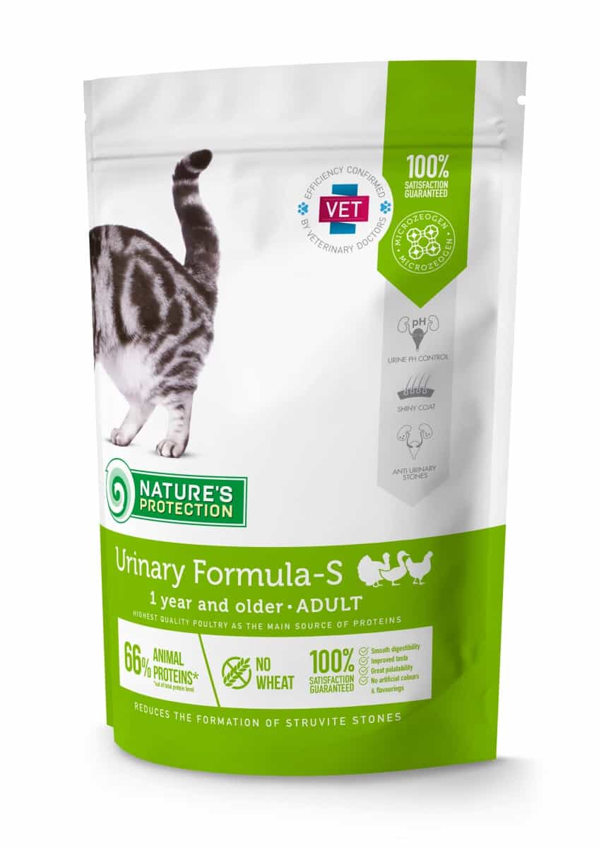 Nature's Protection Urinary Formula-S корм сухой для снижения повторного формирования струвитов