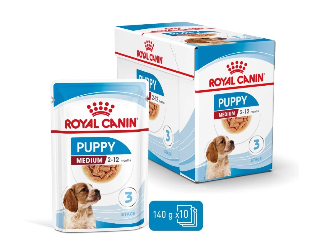 Влажный корм для щенков Royal Canin Medium Puppy (соус)