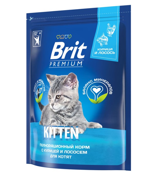 Сухой корм для котят Brit Premium Cat Kitten (курица)