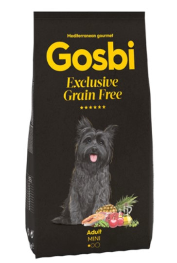 Каталог Сухой корм для собак мелких пород Gosbi Exclusive Grain Free Adult Mini (лосось, баранина) для собак